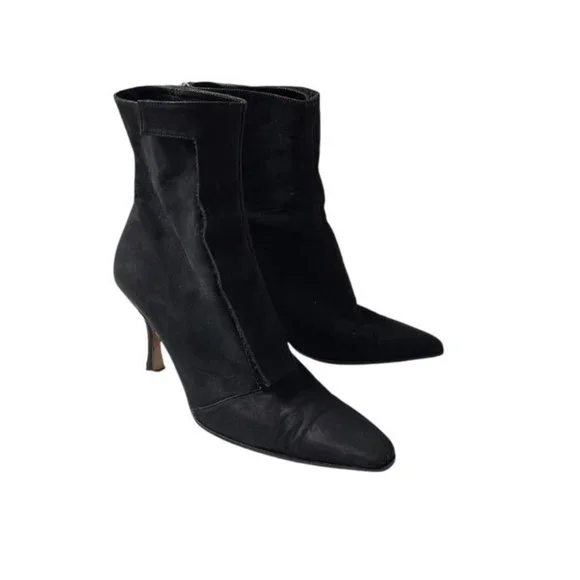 Jimmy Choo Suede Bootie Made in Italy Size 38 - Picture 1 of 12